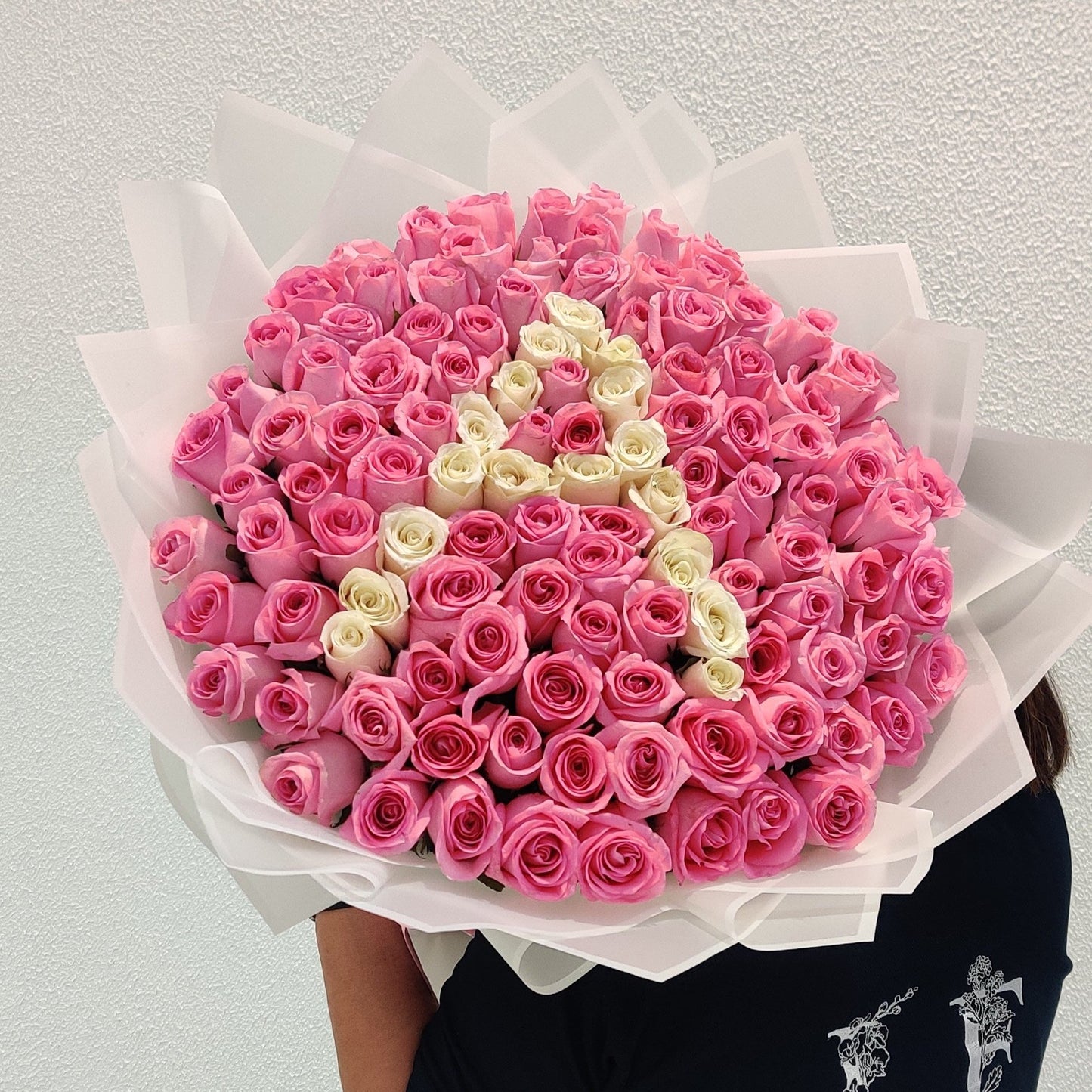 100 Roses Letter Bouquet