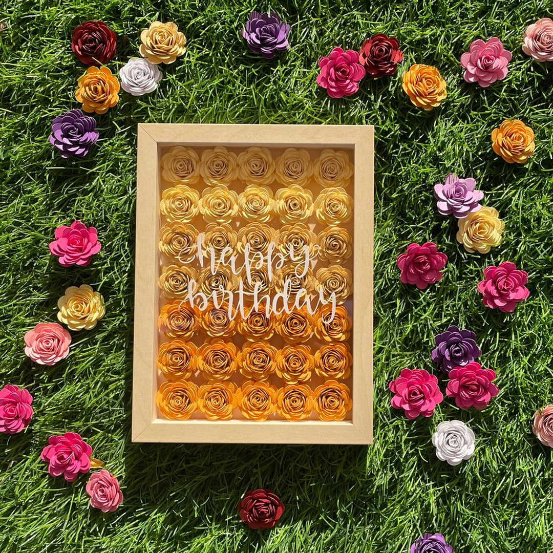 Yellow Ombré Handcrafted Keepsake