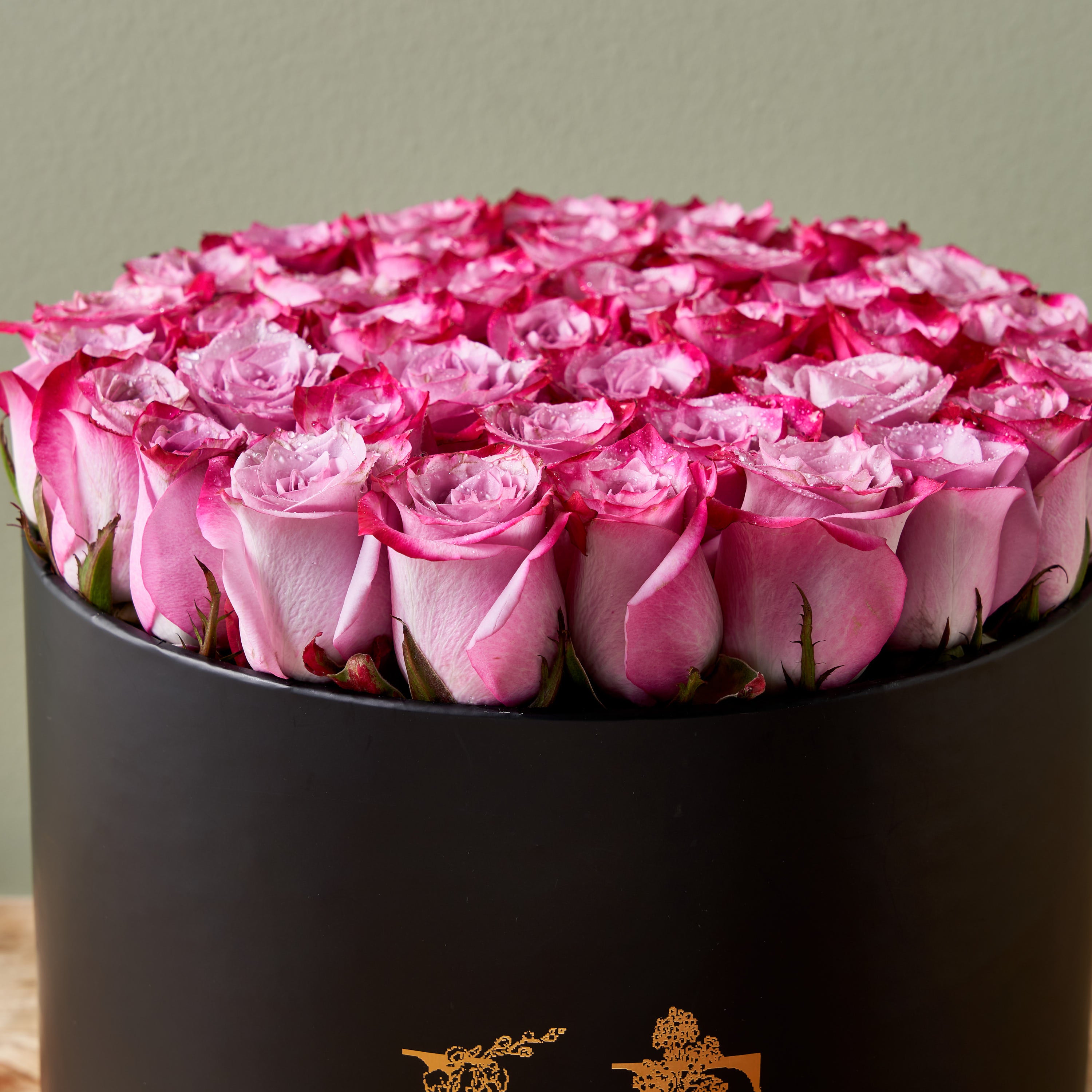 Luxurious 40 Purple Roses Arrangement