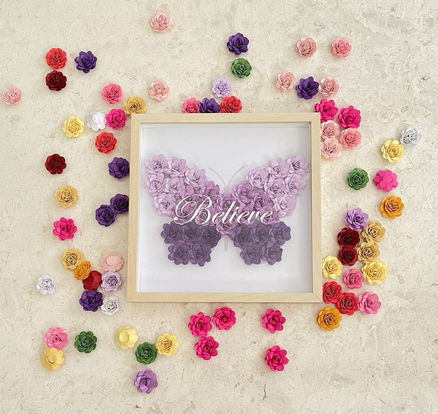Purple Ombré Handcrafted Keepsake