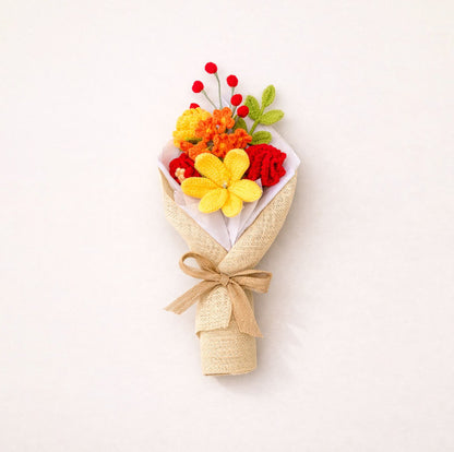 Sunset Blaze - Crochet Flowers