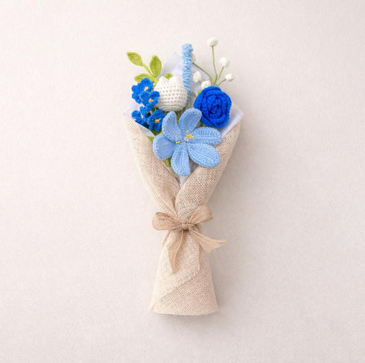 Blue Belle - Crochet Flowers