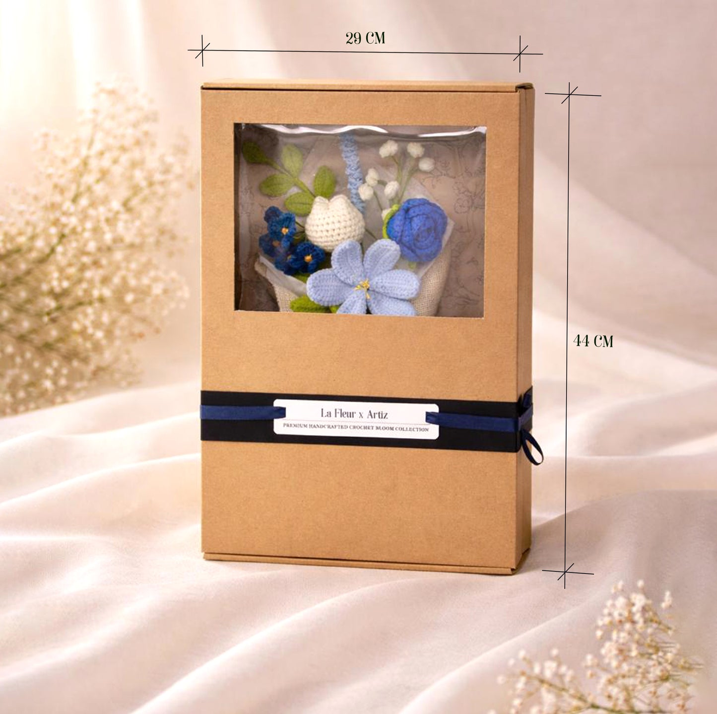 Blue Belle - Crochet Flowers