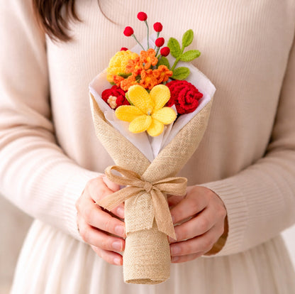 Sunset Blaze - Crochet Flowers