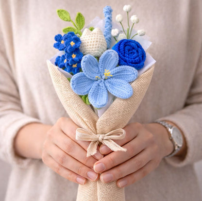 Blue Belle - Crochet Flowers