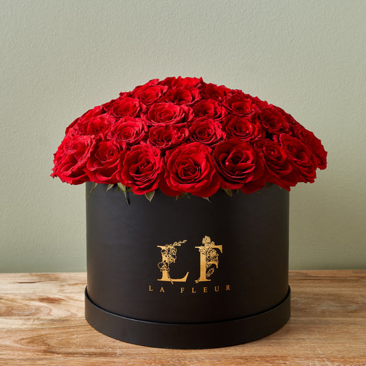 Marvellous - 50 Red Roses Box