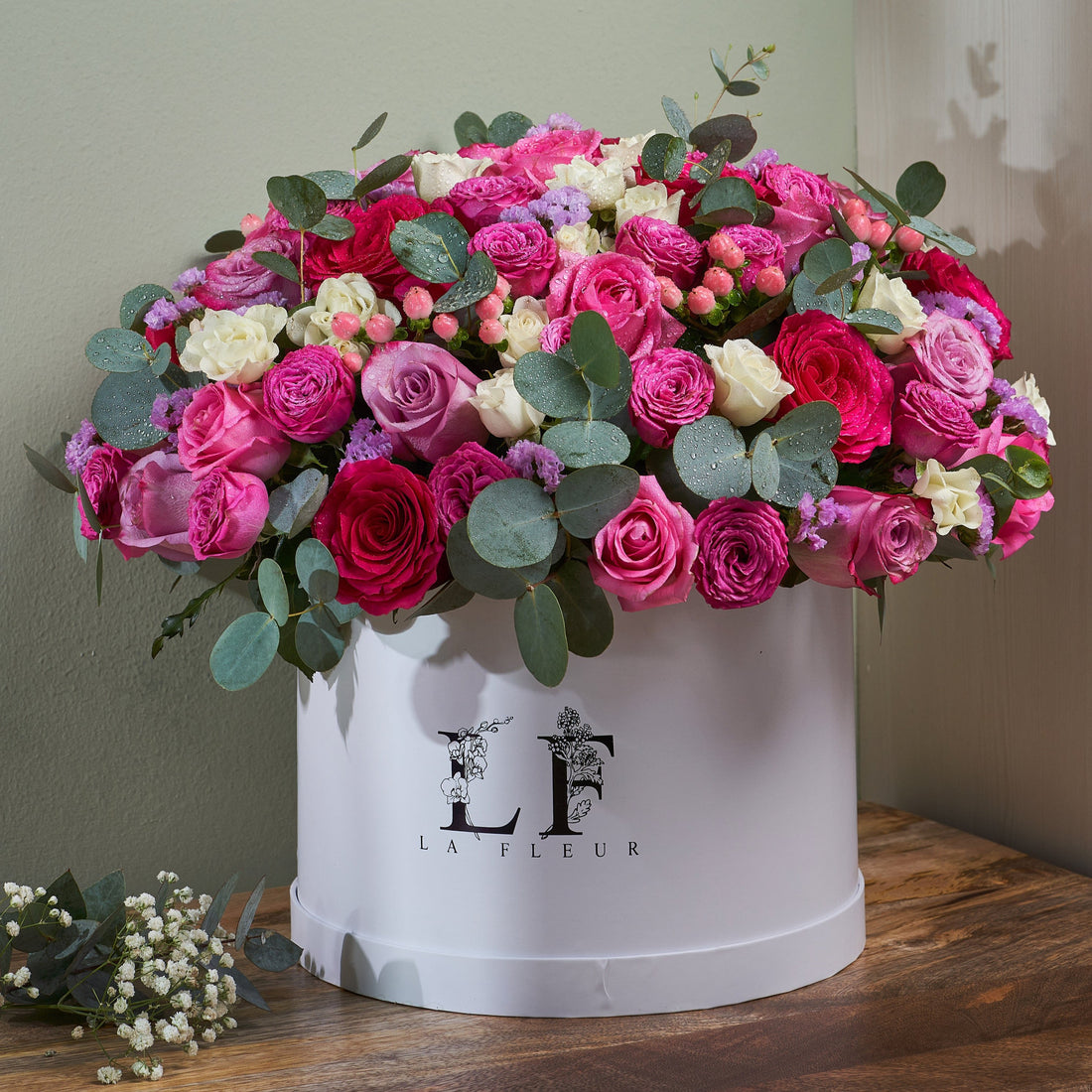 &quot;Amber Adoration&quot; Mixed Roses Flower Box