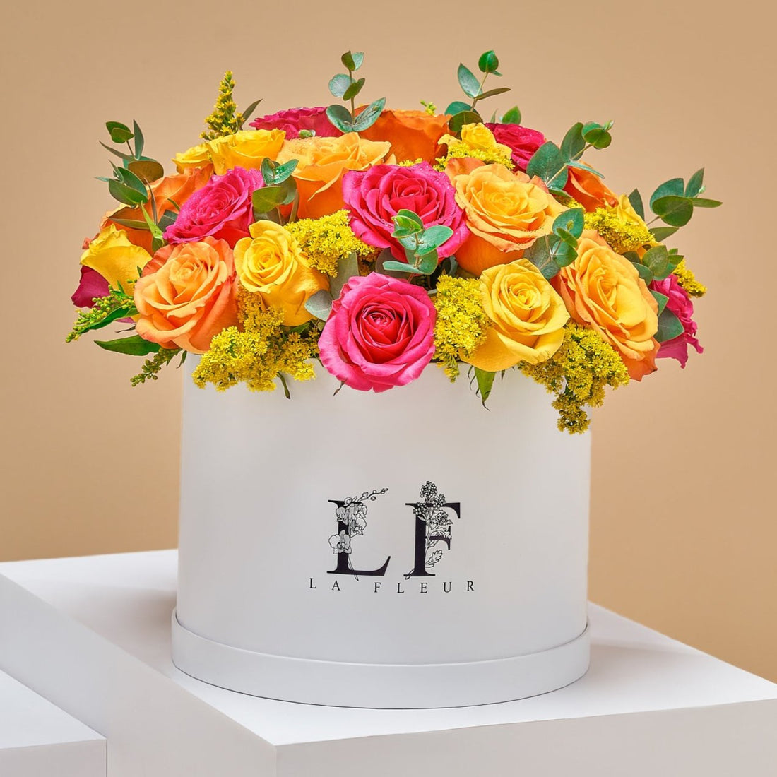 &quot;Starburst&quot; Mixed Roses Flower Box