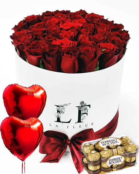 Red Roses, Balloons & Chocolates