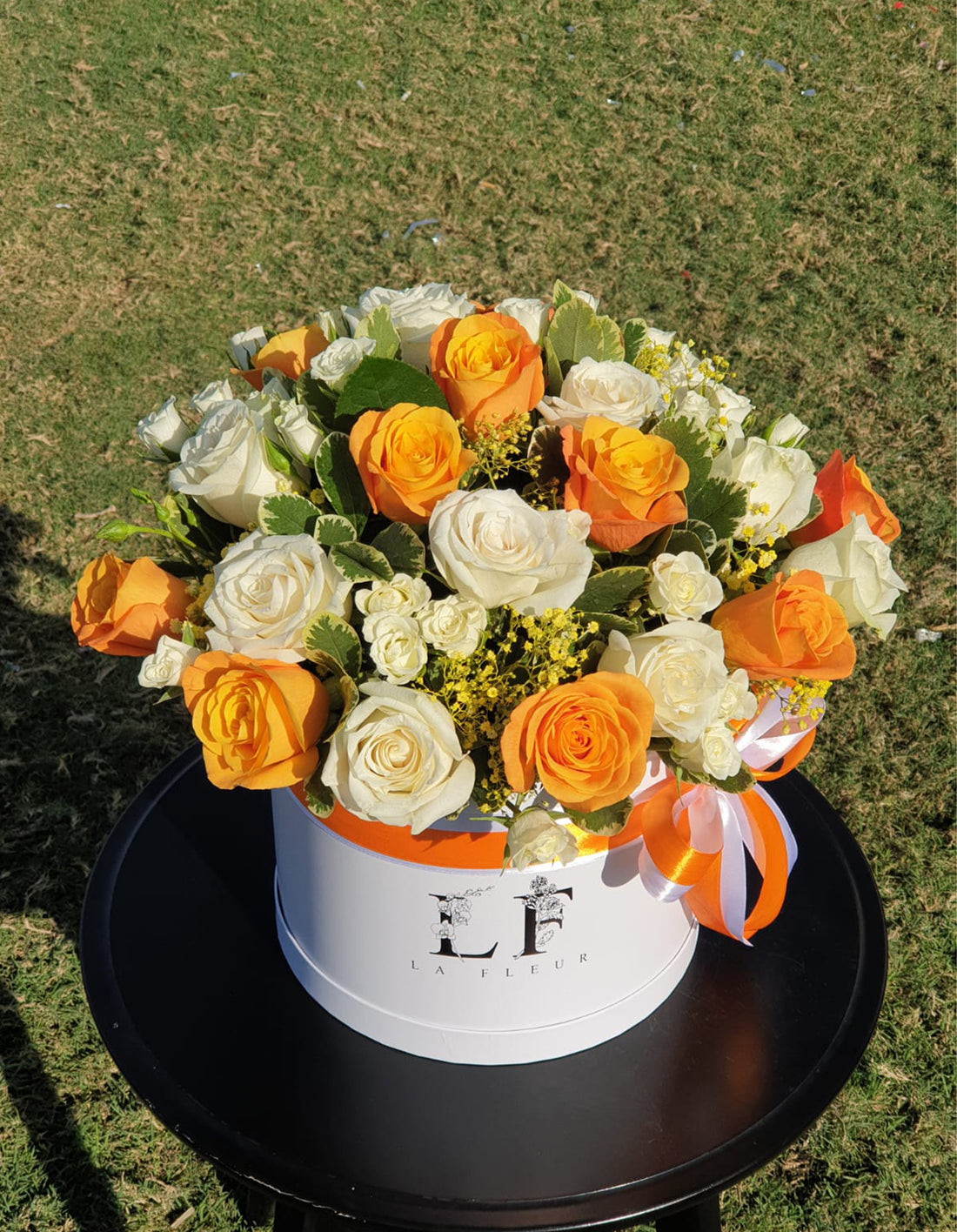 &quot;Vivid&quot; Mixed Roses Flower Box