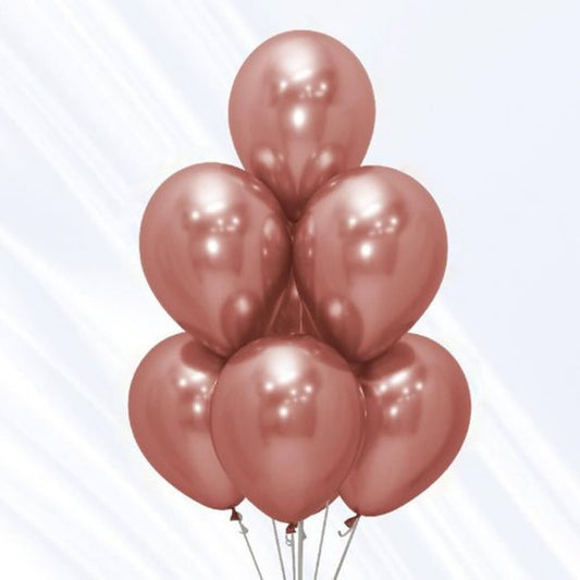 Rose Gold Chrome Balloons